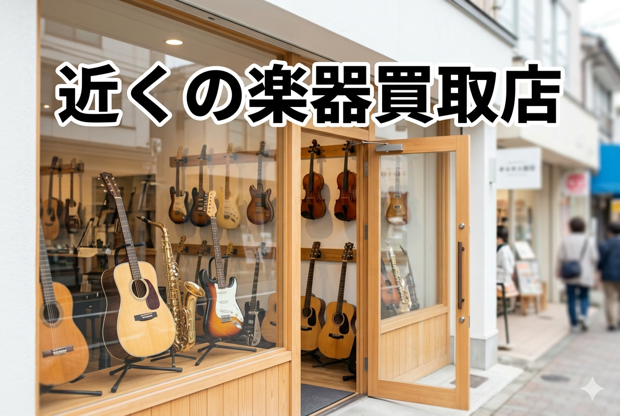 あなたの近くのおすすめ楽器買取店を紹介！